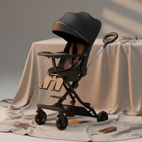Poussettes pliantes multifonctionnelles 3-en-1 pour bébés et enfants, très vendues en gros, avec siège auto à un clic, ceinture de sécurité 3 points et absorption des chocs