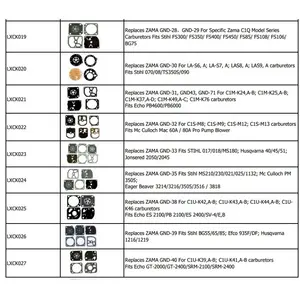 <span class=keywords><strong>Kit</strong></span> de joint de diaphragme de reconstruction de réparation de <span class=keywords><strong>carburateur</strong></span> remplace le GND-57 <span class=keywords><strong>ZAMA</strong></span> pour les carburateurs de <span class=keywords><strong>C1Q</strong></span>-K79 <span class=keywords><strong>C1Q</strong></span>-K64 convient à la tronçonneuse CS-5100 Echo - Product Image 1