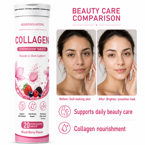 Comprimés effervescents de soins de la peau à marque privée OEM avec collagène et herbes 100 % naturelles pour éclaircir la peau 50g - Product Image 2