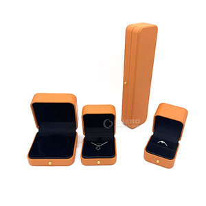 Pu Leather Jewelry Box Set With Removable Inserts For Necklace <b>Ring</b> Bracelet Earring Diamond <b>Storage</b> At Factory Direct Price - Product Image 2