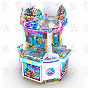 2024 mais novo empurrador de moedas máquina de jogo de arcade Ocean Park para venda | Máquina de jogo de ingressos de resgate operada por moedas indoor