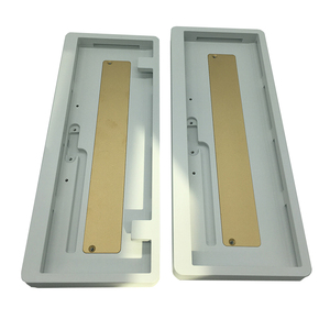 Vỏ Bọc/Vỏ Bọc Bàn Phím Nhôm Gia Công CNC & Phun Cát Và Điện Di Màu Trắng Làm Theo Yêu Cầu - Product Image 2