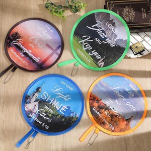 Éventail Pliant Élégant à Motif Floral pour l'Été – Portable et Rafraîchissant pour Femmes, Idéal Événements Extérieurs, Mariages, Personnalisable - Product Image 3