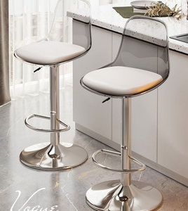 <span class=keywords><strong>Tabouret</strong></span> <span class=keywords><strong>de</strong></span> <span class=keywords><strong>bar</strong></span> moderne en résine acrylique transparente empilable et stable <span class=keywords><strong>de</strong></span> 75 cm <span class=keywords><strong>de</strong></span> hauteur pour usage domestique - Product Image 4