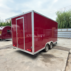 Remorque alimentaire de concession au design unique pour le client, peinture colorée, remorque de restauration, chariot de vente ambulant tendance - Product Image 5