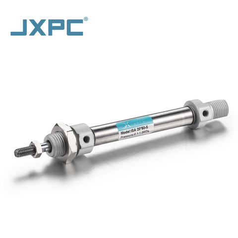JXPC ISO6432 ISA Roundline Mini Cylinder  Stainless Steel Double Acting or Single Acting
