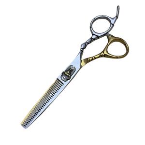 Ciseaux de coiffure Bullhead 6 pouces, ciseaux à effiler en acier inoxydable 440C, pour droitiers, usage professionnel - Product Image 4