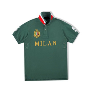 <span class=keywords><strong>Polo</strong></span> décontracté pour homme en coton RL de haute qualité, broderie, manches courtes, t-shirt City - Product Image 3