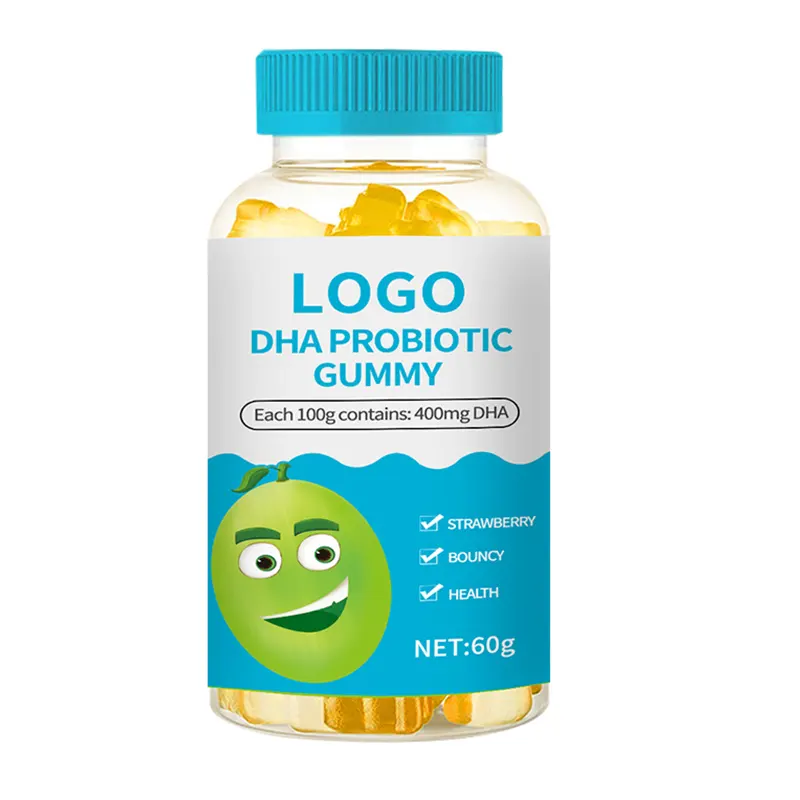 Organische Multivitaminen Gummies Voor Kinderen Probiotische Gummies Vitamine Met Zink Omega 3 Veganistisch Dagelijks Supplement Immuun Candy Oem