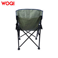 Chaise de pêche pliable portable WOQI, chaise de camping d'extérieur, tabouret de croquis portable pour la pêche avec accoudoirs