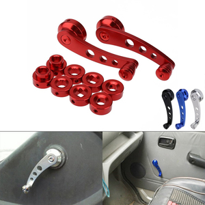 Set Crank pintu mobil Aluminium, performa pintu pegangan pengangkat jendela multiwarna untuk Interior mobil - Product Image 2