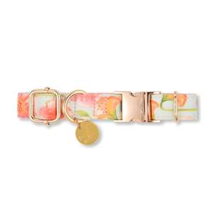 Collier pour chien de taille M, élégant, luxueux, imprimé, confortable, en coton, personnalisé, réglable, doux, durable, avec fermeture à boucle légère - Product Image 4