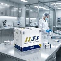 Boîte de transport réutilisable NERA série M pour vaccins et chaîne du froid avec suivi GPS et surveillance en temps réel en option pour la distribution du dernier kilomètre