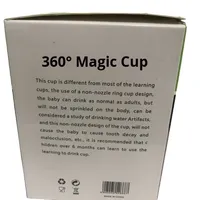 Ayudante Ideal para Mamás 360 °   Vaso Antiderrames y Antiasfixia para Bebés, de Silicona de Grado Alimenticio
