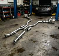 Tuyaux d'échappement Catback en acier inoxydable 304 pour Dodge Challenger Charger SRT Hellcat Redeye 2024, système de silencieux de course haute performance