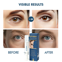 OTVENA Crème pour les yeux 8ml, formule raffermissante instantanée en 2 minutes, réduit les ridules, OEM, étiquette privée