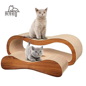 Hiện đại sang trọng 2-trong-1 kết hợp ghế tựa mèo cào bảng chống mài mòn dễ dàng làm sạch mèo leo nhà máy bán hàng trực tiếp lớn - Product Image 2