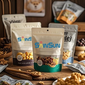 Sachets Doypack Personnalisés Imprimés avec Logo, Auto-scellants, en PET et Aluminium Givré, Emballage Alimentaire de Qualité pour Snacks et Chips - Product Image 3