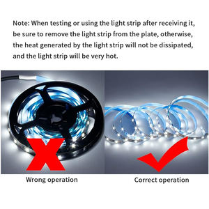 "60Leds/<span class=keywords><strong>m</strong></span> USB-betriebene kühle weiße 6000K flexible LED-Licht leiste 3,28 Fuß/1M SMD2835 8mm PCB Smart Strip Lights mit hoher Helligkeit" - Product Image 4