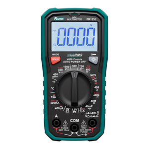 Série FR133 – Multimètre numérique basique 4000 points, 600V, True RMS, gamme manuelle, à prix abordable, pour mesures de résistance et outils électriques - Product Image 1