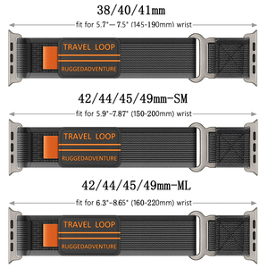 BEEFLYPOWER Officiel Trali Loop Modified Sports Flag Nylon Strap pour <span class=keywords><strong>Apple</strong></span> IWatch Band Series <span class=keywords><strong>Ultra</strong></span> 2 Series 11 10 9 8 7 6 - Product Image 6