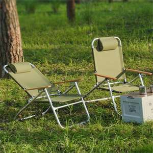 <span class=keywords><strong>Chaise</strong></span> de camping pliante d'extérieur portable en alliage d'aluminium à quatre positions, <span class=keywords><strong>chaise</strong></span> <span class=keywords><strong>longue</strong></span> réglable à dossier haut, <span class=keywords><strong>chaise</strong></span> de repos pour parc - Product Image 4