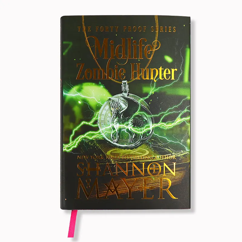 Exclusive Special Hardcover Version Book Printing Gold Foil Cover Custom Book Printing with Dust Jacket