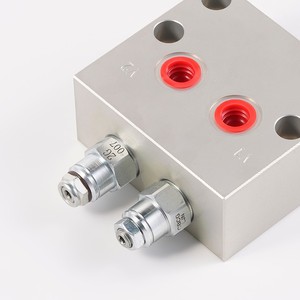 Collecteurs en acier inoxydable personnalisés, électrovanne <span class=keywords><strong>hydraulique</strong></span> 12V, bloc à levier 3 voies, diviseur de débit 4 canaux, excavatrice mini RC 1Ch - Product Image 6