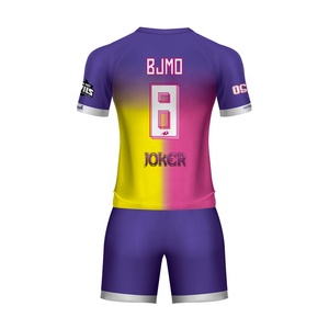 2019 New Product fashionable football clothes soccer jersey uniform customized fabric fast dry for football uniforms - Product Image 3