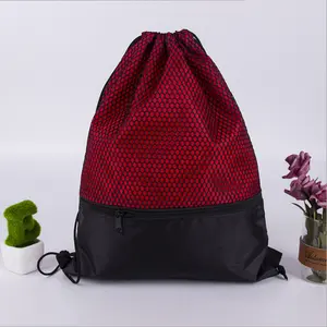 Drawstring Polyester Bag Wholesale Polyester Sports Bag Colorful Drawstring Shopping Bag With Good Quality Wholesale