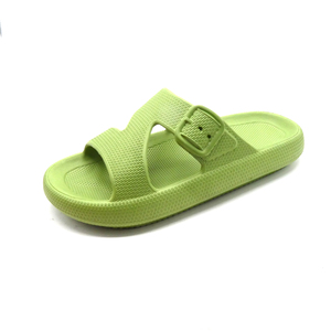 New Beach Outdoor EVA Sandalen Unisex Schnalle verstopft Frauen neuesten flachen Hausschuhe - Product Image 5