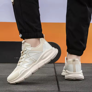 Zapatos Deportivos de Moda para Hombre, Transpirables, Impermeables, de Cuero Genuino, Antiolor, para Correr, Versátiles, con Suela Gruesa, para Todas las Temporadas - Product Image 4