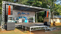 Plateforme de Scène Modulaire Pliable en Alliage d'Aluminium, Capacité de Charge de 850 kg, Idéale pour Mariages et Concerts – Fournisseur Direct Usine