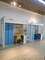 Lits superposés en métal modernes, durables et de haute qualité, de grande taille, pour adultes, avec escalier, pour les dortoirs scolaires, fabriqués en Chine, prêts à être expédiés