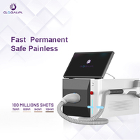 Mesin Penghilang Bulu Laser Dioda 4 Panjang Gelombang Cepat Permanen Portabel 755 808 940 1064nm Sistem Pendingin Ganda Sertifikat CE