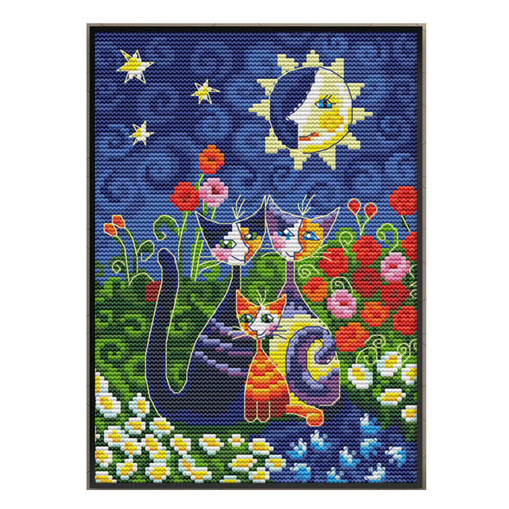 Kit Ricamo Per Principianti - Set Completo Con Tela, Telaino E Filo Per Creare Borsa Fai Da Te