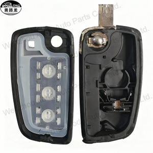 <span class=keywords><strong>2</strong></span>+1 버튼 접이식 자동차 키 쉘 교체용 닛산 차량용 스마트 키 쉘 - Product Image 3