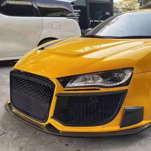 จัดส่งฟรี กระจังหน้ารถยนต์ R8 แบบรังผึ้ง วัสดุ ABS สีดำเงา สำหรับ <span class=keywords><strong>Audi</strong></span> R8 <span class=keywords><strong>MK1</strong></span> ปี 2007 2008 2009 2010 2011 2012 2013 - Product Image 3