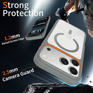 Высококачественный прозрачный магнитный чехол из ТПУ и поликарбоната для iPhone 17 Pro Max, 17 Air, 16 Pro (модель <span class=keywords><strong>2026</strong></span> года) - Product Image 6