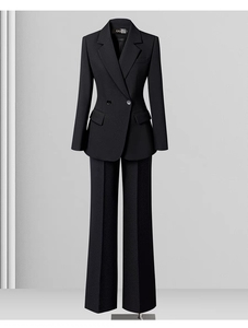 <span class=keywords><strong>Traje</strong></span> de Mujer, Corte Regular, Anti-Pilling, <span class=keywords><strong>Traje</strong></span> a Medida para Estilo Ejecutivo y Seminarios de Desarrollo Profesional - Product Image 2