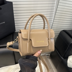 2026 New Fashion Letter Print Mini <strong>Handbag</strong>, Women's <strong>Small</strong> Tote Crossbody Bag with Adjustable Strap, Casual <strong>Black</strong> Shoulder Purse - Product Image 3