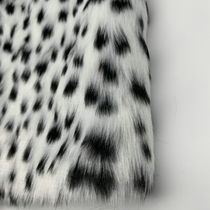 <span class=keywords><strong>Tissu</strong></span> en fausse fourrure à poils longs 100% polyester pour vêtements, jouets et textiles de maison, jacquard léopard et <span class=keywords><strong>dalmatien</strong></span>, style Shanghai - Product Image 2