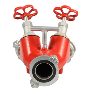 Raccord de tuyau d'incendie en laiton Siamese Connections, homologué pour la protection incendie, pour connexion aux conduites de pompier - Product Image 6