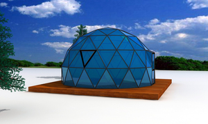 Chất lượng cao ngoài trời không thấm nước quyến rũ Lều tuyết cắm trại mái vòm nhà nghỉ mát kính mái vòm lều - Product Image 5