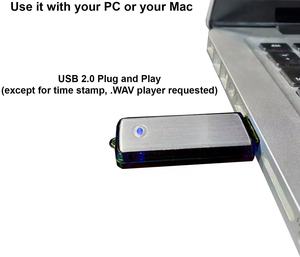 Mini Ghi Âm Giọng Nói USB Ổ Đĩa Flash 128Kbps 8GB Không Có Ánh Sáng Nhấp Nháy Khi Ghi Âm Thiết Bị Nghe Ghi Âm - Product Image 5