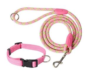 Correa de Perro de Diseño Personalizada 2026, de Nylon de Lujo, Ecológica, Resistente y Reflectante, con Cintas y Linterna, Cuerda Redonda para Diferentes Perros - Product Image 5