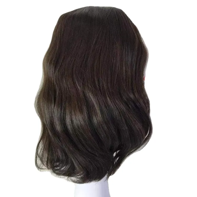 Lace front lace top Hair topper medical Jewish wig Kosher wig Sheitels for hair loss less alopecia