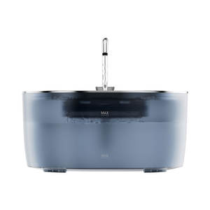 Fontaine à eau automatique pour chat, grande capacité de 3,2 l, avec robinet en acier inoxydable, distributeur d'eau pour chats et chiens, forme arrondie - Product Image 2