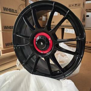 Roues de voiture de tourisme <span class=keywords><strong>Jantes</strong></span> 8J Offset 42 5X108 Roues 18 pouces pour roues pour <span class=keywords><strong>Ford</strong></span> <span class=keywords><strong>Focus</strong></span> Fiesta Rally Style - Product Image 2