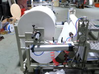 Machine à emballer de couverture de flux automatique rentable à grande vitesse Machine à essuyer humide